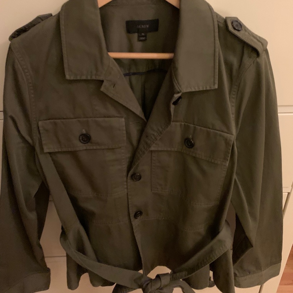 J Crew Cargo Blazer Peplum bottom Sz XL